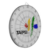 台北市国旗（台湾） ダーツボード (正面左)