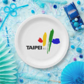 台北市国旗（台湾） ペーパープレート (パーティー)