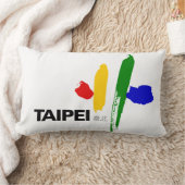 台北市国旗（台湾） ランバークッション (ブランケット)