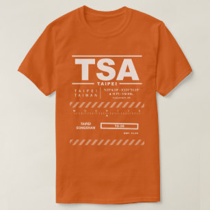 台北松山区空港TSA Tシャツ