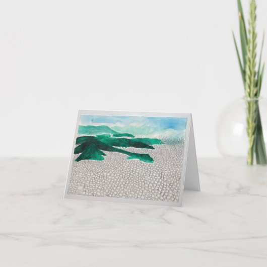 台北101ノートカー空白のドから表示 ノートカード (正面)