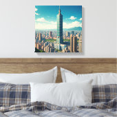 台北101台湾 キャンバスプリント (インサイチュ (寝室))