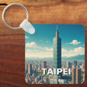 台北101台湾 キーホルダー (正面)