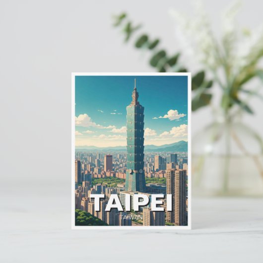 台北101台湾 ポストカード (スタンド正面)