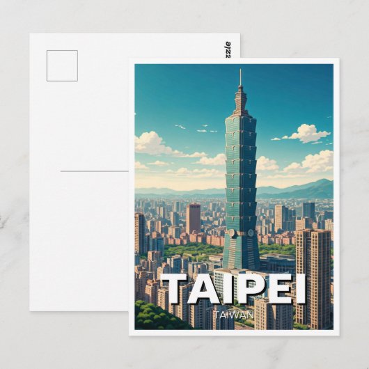 台北101台湾 ポストカード (正面/裏面)