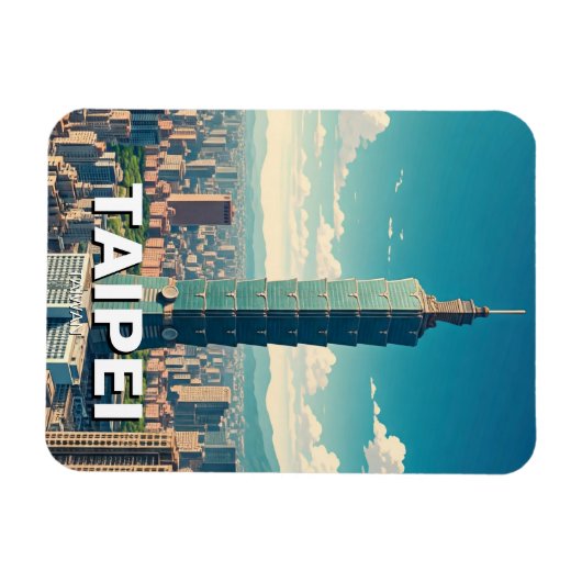 台北101台湾 マグネット (横)