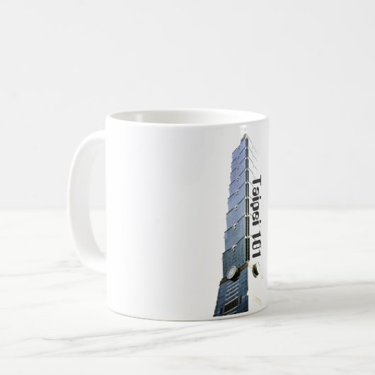台北101建物旅行土産 コーヒーマグカップ (正面左)
