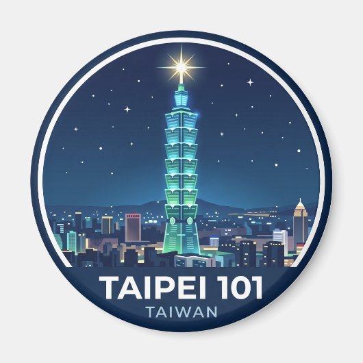 台北101 台湾 マグネット (正面)
