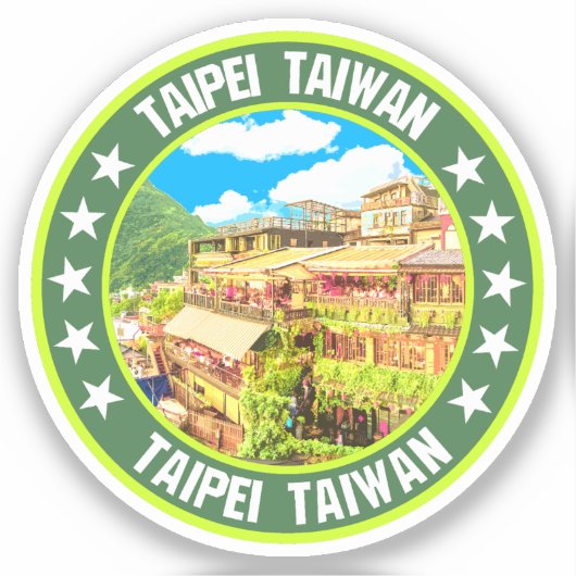 台北 シール (正面)