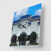台北 スクエア壁時計 (傾斜)
