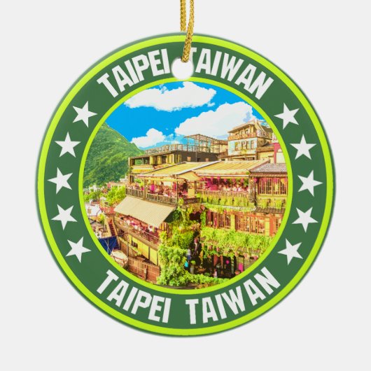 台北 セラミックオーナメント (正面)