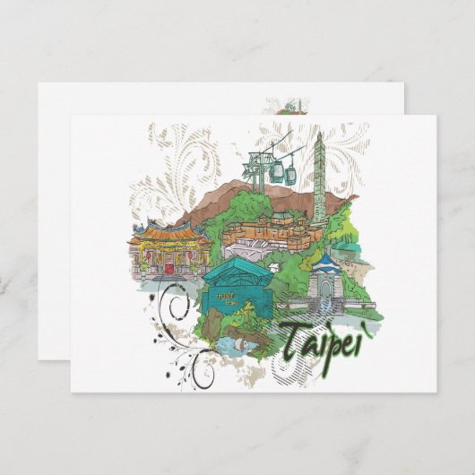 台北 ポストカード (正面/裏面)