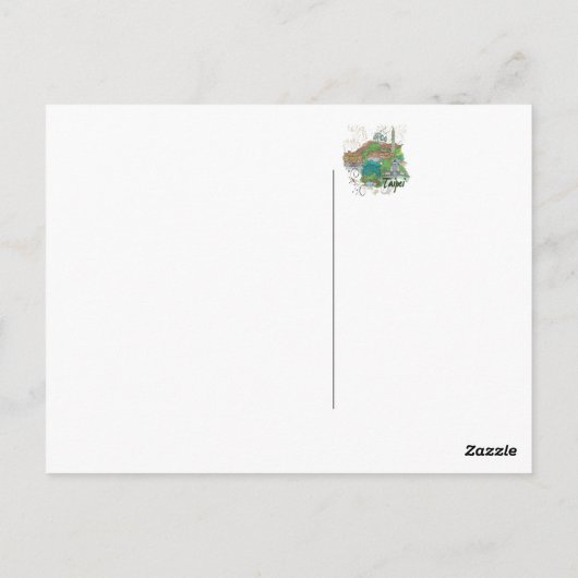 台北 ポストカード (裏面)