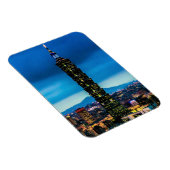 台北、台湾スカイライン夜 マグネット (右側)