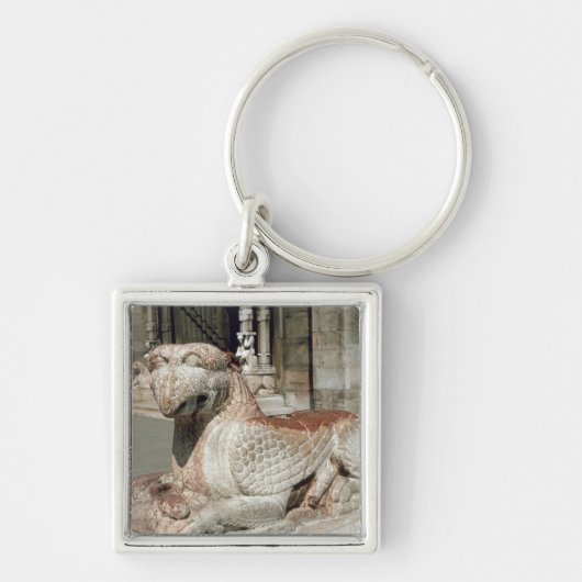 台座にあっているグリフィン13世紀半ば キーホルダー (正面)