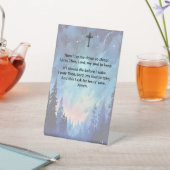 台座に描かれた児童の就寝祈りの言葉 台座サイン (インサイチュ)