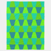 台形カッコいい フリースブランケット (正面)