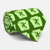 台形上昇-タイ(w/darkの背景) ネクタイ (ロール)