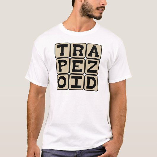 台形、五角形 Tシャツ (正面)
