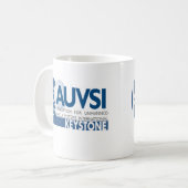 台形AUVSIのコーヒー・マグ コーヒーマグカップ (正面左)