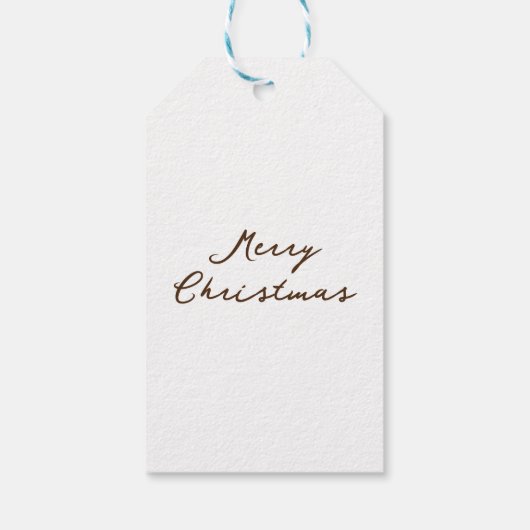 台所からクリスマスクッキーのプレゼント ギフトタグ (裏面)