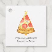 台所からクリスマスツリーペパローニピザ フェイバータグ (正面)