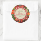 台所からパーソナライズされたトマトを缶詰にする ラウンドシール (バッグ)