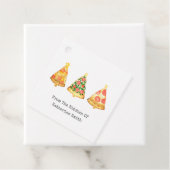 台所から来たクリスマスツリーのピザ フェイバータグ (インサイチュ)