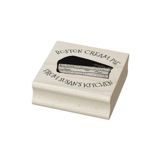 台所から焼いたのボストンクリームパイ ラバースタンプ (スタンプ)