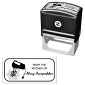 台所から電気ミキサベーキング料理 セルフインキングスタンプ (インサイチュ)