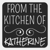 台所から スクエアシール (正面)