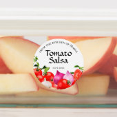 台所から |トマトサルサ自家製 ラベル (貼付)