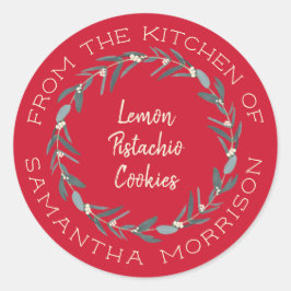 台所から |赤のユーカリリース ラウンドシール