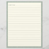 台所から | Sage Greenフローラレシピページ (裏面)