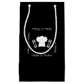 台所かレストランを調理する愛 スモールペーパーバッグ (正面)