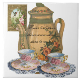 台所で善いことから始まる タイル