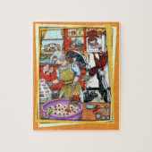 台所のスカンク ジグソーパズル (縦)