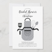 台所のブライダルシャワーの招待にグレーストック 招待状 (正面)
