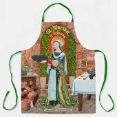 台所のベタニーの聖マルタ エプロン (正面)