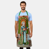 台所のベタニーの聖マルタ エプロン (着用した状態)