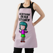 台所の妻やママのエプロンにビチンは入らない エプロン (インサイチュ)