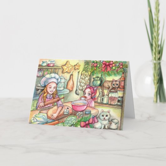 台所の小型シェフ カード (正面)