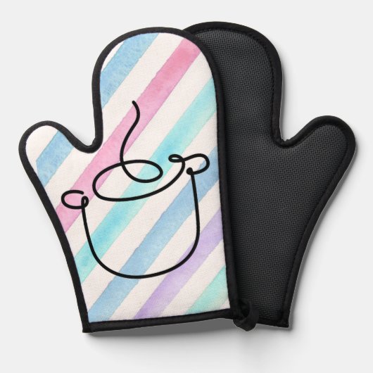 台所の手袋 鍋つかみ (正面/裏面)