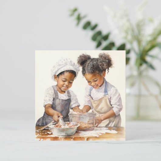 台所の混乱:母の日 シーズンカード (スタンド正面)