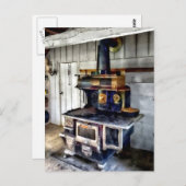 台所の炭火ストーブ ポストカード (正面/裏面)