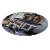 台所の石炭のストーブ カッティングボード (角)