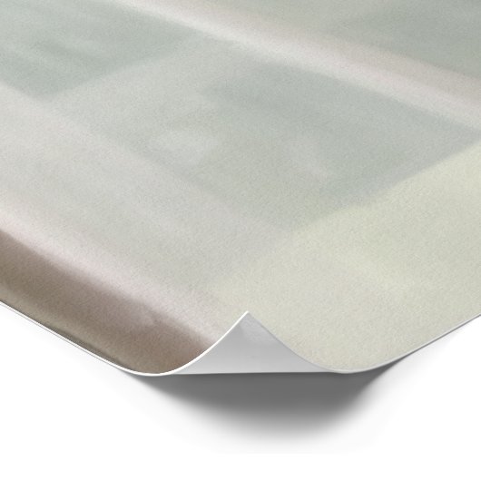 台所の窓の凝視 ポスター (角)