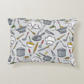 台所はパターンに用具を使います アクセントクッション (裏面)