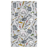 台所はパターンに用具を使います スモールペーパーバッグ (正面)