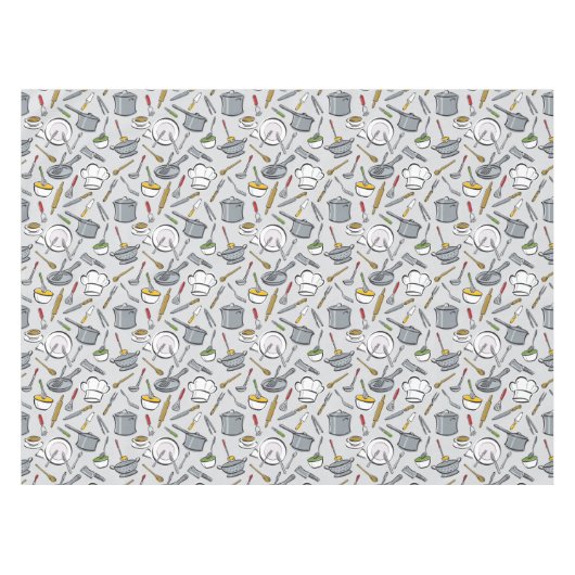 台所はパターンに用具を使います テーブルクロス (正面(横))